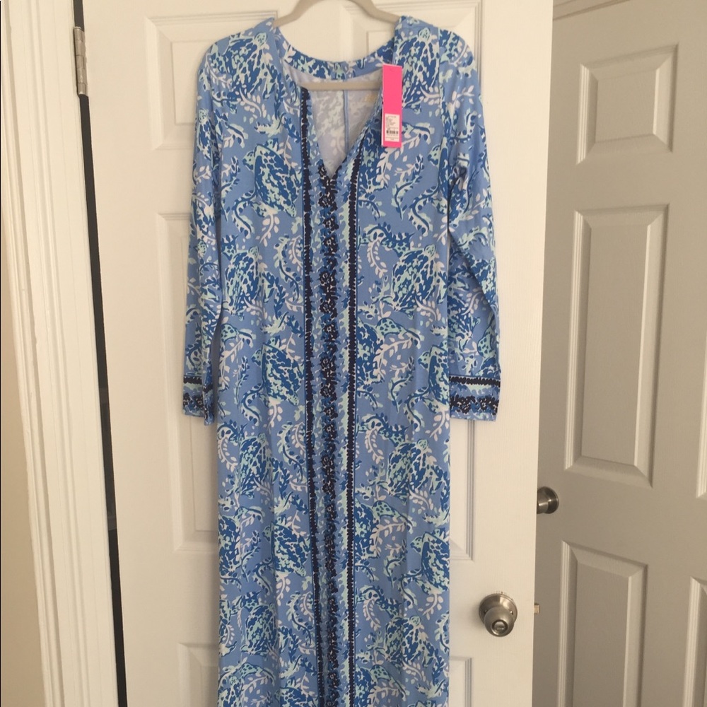 Lilly Pulitzer NWT long sleeve maxi dress.